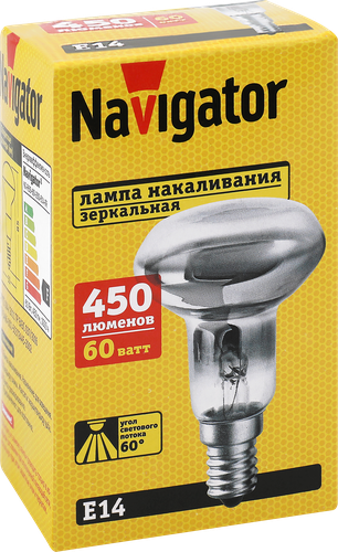 Лампа накаливания NAVIGATOR 94 320 NI-R50-60-230-E14-FR, фото