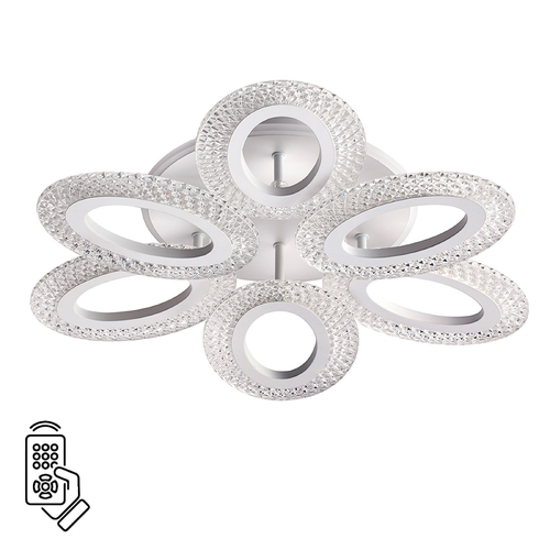 Светильник потолочный LUMION Clare, c подсв. осн. с ПДУ LED 60W 220V 3000-6000K, детальное фото