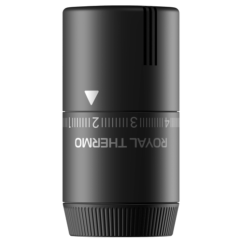 Термоголовка жидкостная ROYAL THERMO Design М30х1,5 (черный), фотография