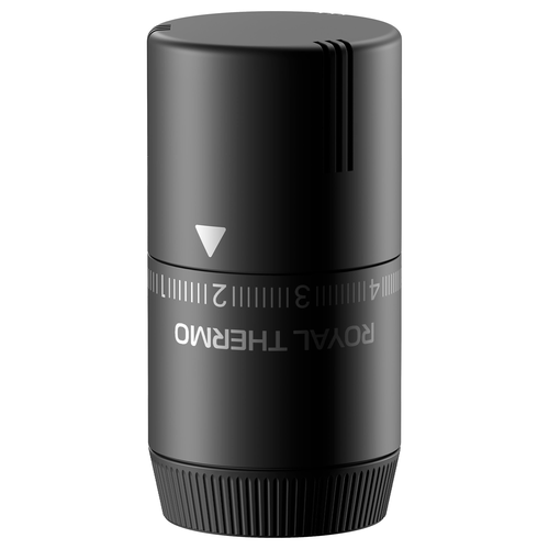 Термоголовка жидкостная ROYAL THERMO Design М30х1,5 (черный), крупный план
