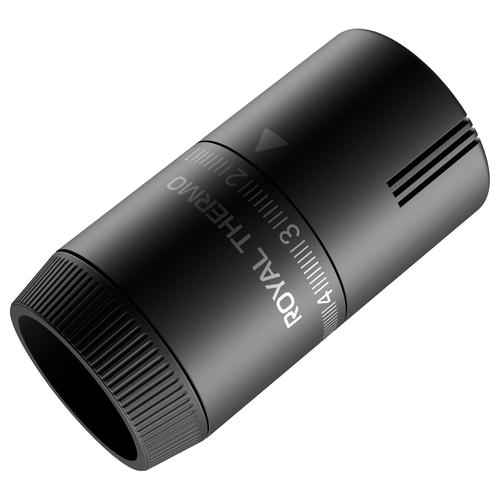 Термоголовка жидкостная ROYAL THERMO Design М30х1,5 (черный), вид