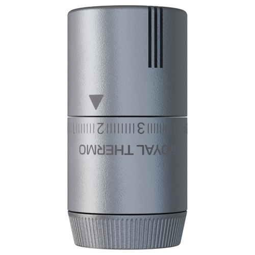 Термоголовка жидкостная ROYAL THERMO Design М30х1,5 (серебристый), изображение