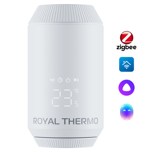 Термостат радиаторный ROYAL THERMO электронный Smart Heat 2.0, белый, картинка