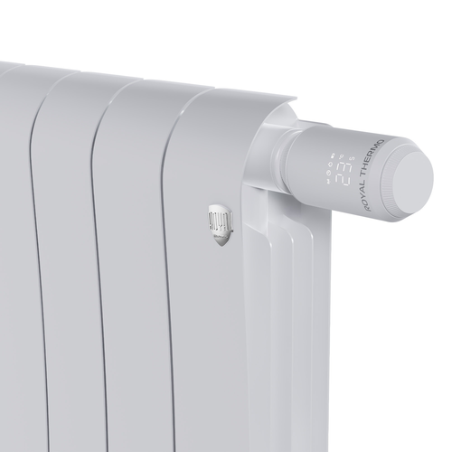 Термостат радиаторный ROYAL THERMO электронный Smart Heat 2.0, белый, детальное фото