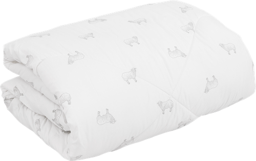 Одеяло 1,5-спальное HOME CLUB Овечья шерсть 140x205см, вид