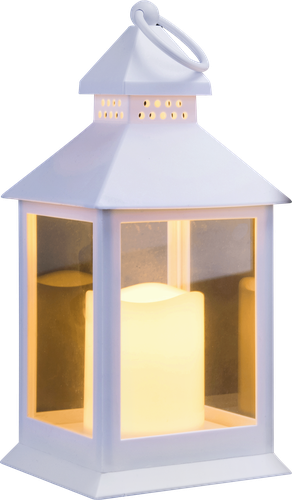 Фонарь HOMECLUB Сканди 24см, со светодиодной LED-свечой, IP20 Арт. 201742, картинка