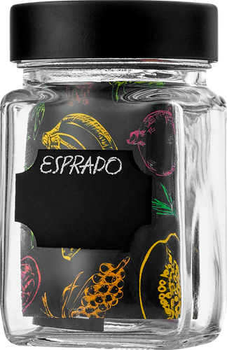 Банка для хранения ESPRADO Fresco с меловым стикером,стекло, 1.2л Арт. FRE120E405, фото