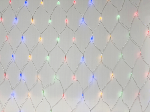 Электрогирлянда HOMECLUB Сеть 160LED-ламп, 2х1,5м, мультиколор, IP44  Арт.  BLS2079, фото