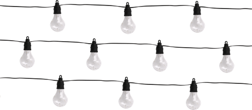 Электрогирлянда Homeclub, 10 ламп Xmas Lights, 100 mini-LED, теплый белый, 2.7м, фото
