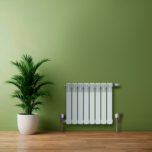 Радиатор алюминиевый литой OASIS ECO 500/80/8, детальное фото