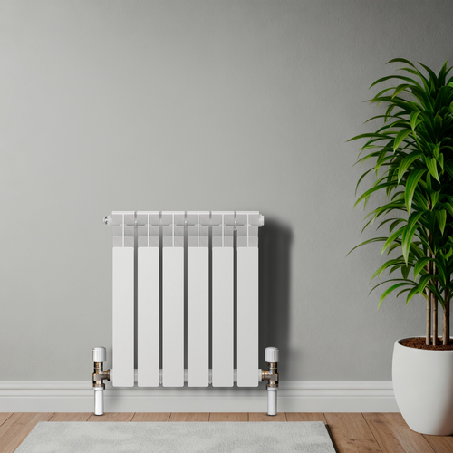 Радиатор биметаллический OASIS ECO 500/80/6, крупный план