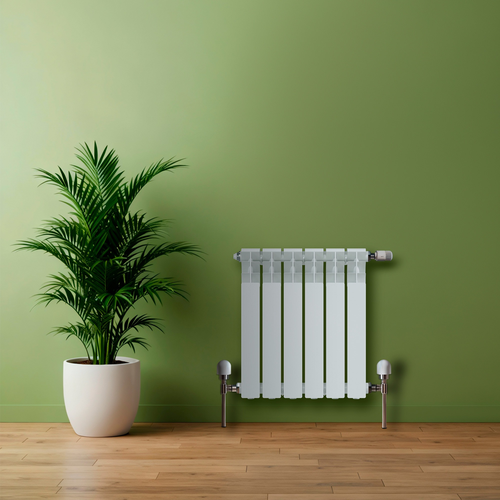 Радиатор алюминиевый литой OASIS ECO 500/80/6, детальное фото