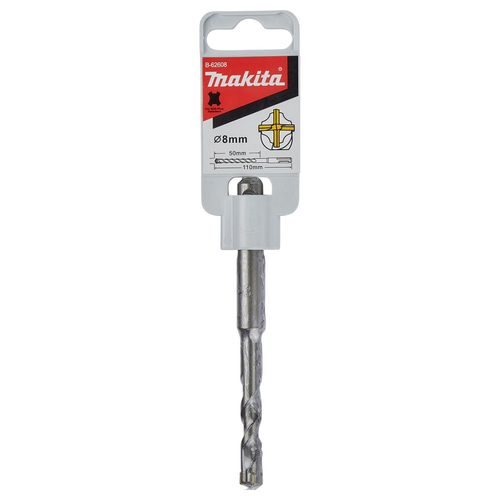 Бур MAKITA SDS-plus 4Cutter 8x50x110, изображение