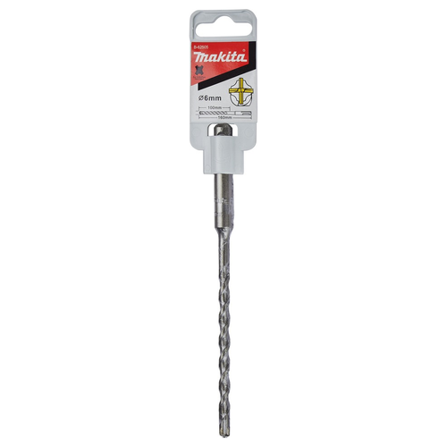 Бур MAKITA SDS-plus 4Cutter 6x100x160, картинка