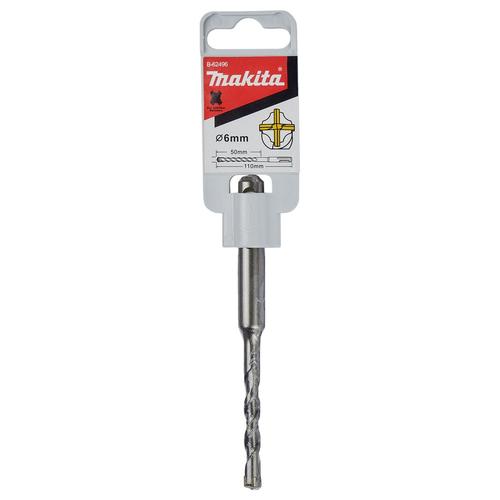 Бур MAKITA SDS-plus 4Cutter 6x50x110, фото