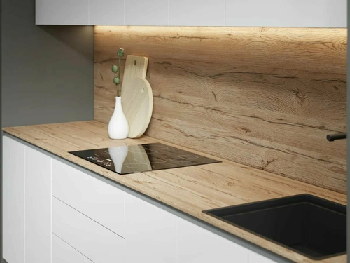 Столешница ULTRADECOR Дуб Вотан U604 3050х600х26, фотография