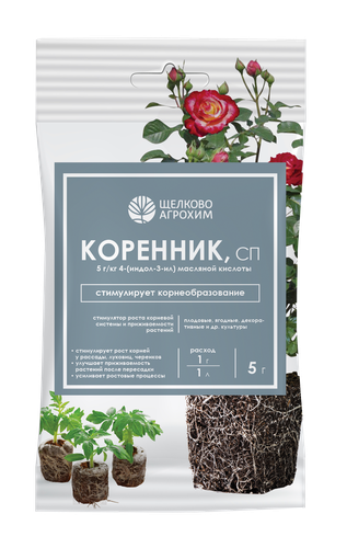 Удобрение органоминеральное ЩЕЛКОВО АГРОХИМ Коренник СП, 5г, вид