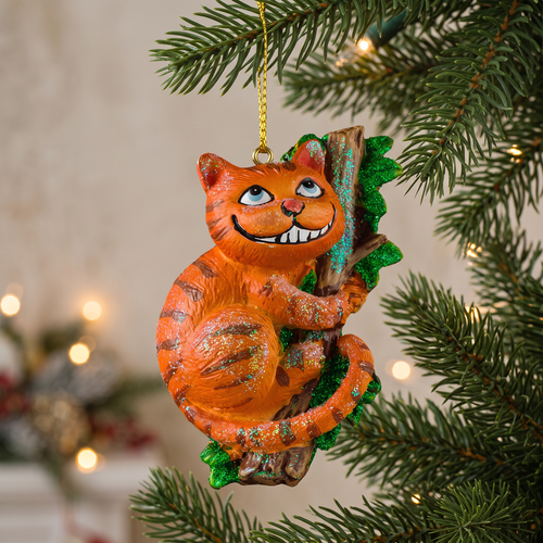 Украшение ERICHKRAUSE DECOR Чеширский Кот 6.5см, изображение