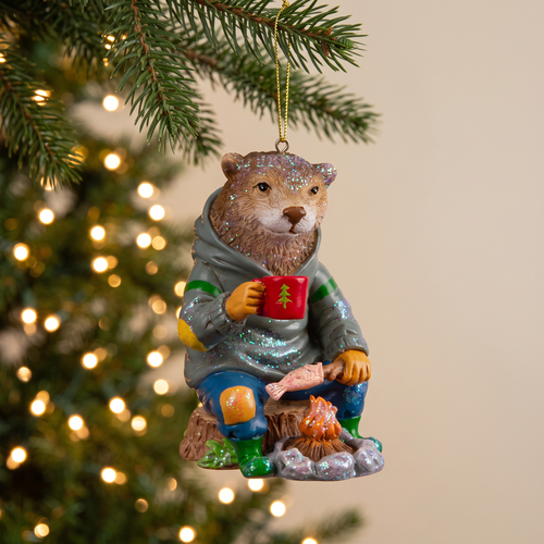 Украшение ERICHKRAUSE DECOR Бобер у костра 8см, картинка