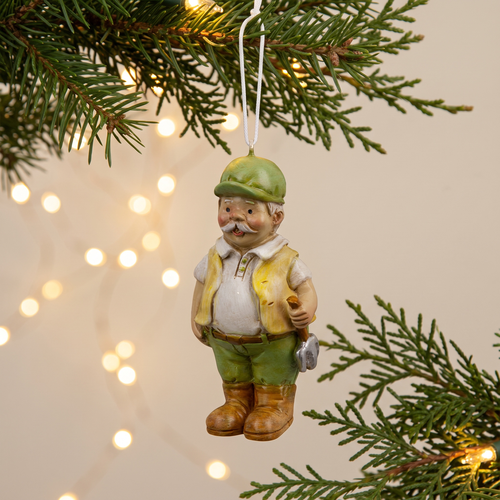 Украшение ERICHKRAUSE DECOR Дедушка дачник 8.5см, крупный план