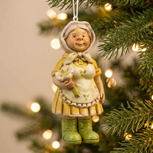 Украшение ERICHKRAUSE DECOR Бабуля в огороде 8.5см, крупный план