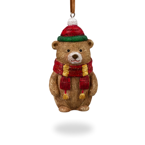 Украшение ERICHKRAUSE DECOR Мишка в шарфе 8см, вид
