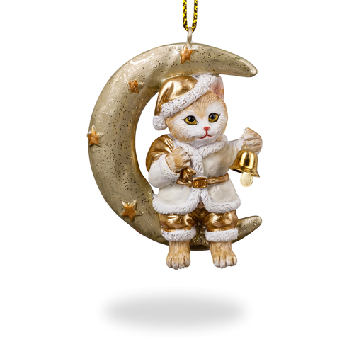 Украшение ERICHKRAUSE DECOR Котик на месяце 8см, изображение