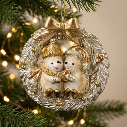 Украшение ERICHKRAUSE DECOR Влюбленные ежики 8.5см, картинка