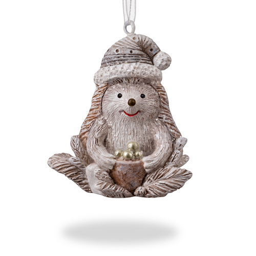 Украшение ERICHKRAUSE DECOR Ежик в шапке 6см, изображение