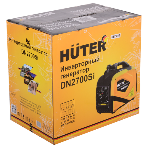 Инверторный генератор HUTER DN2700Si, изображение