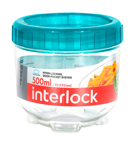 Банка для хранения серия interlock 500мл, крупный план