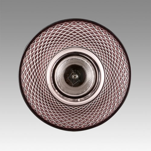 Подвесной светильник LUMION SUSPENTIONI LN26 392 хром/розовый металл/стекло E27 1*60W 22, картинка