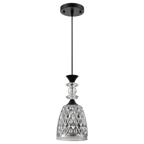 Подвесной светильник LUMION SUSPENTIONI LN26 395 черный/смоки металл/стекло E27 1*60W 22, детальное фото