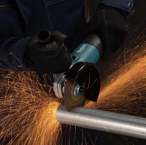 Машина шлифовальная MAKITA MT-line сетевая, ударная, 125мм 850Вт пл. пуск, защ. от непр, фото