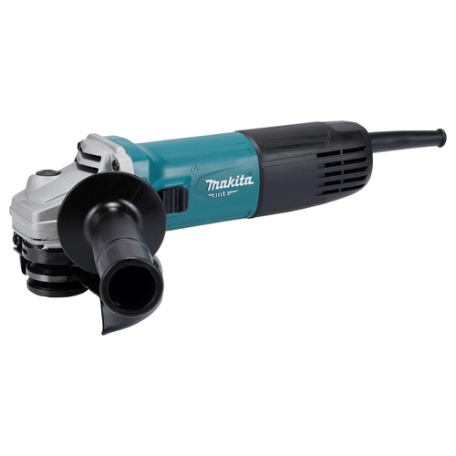 Машина шлифовальная MAKITA MT-line сетевая, ударная, 125мм 850Вт пл. пуск, защ. от непр, крупный план