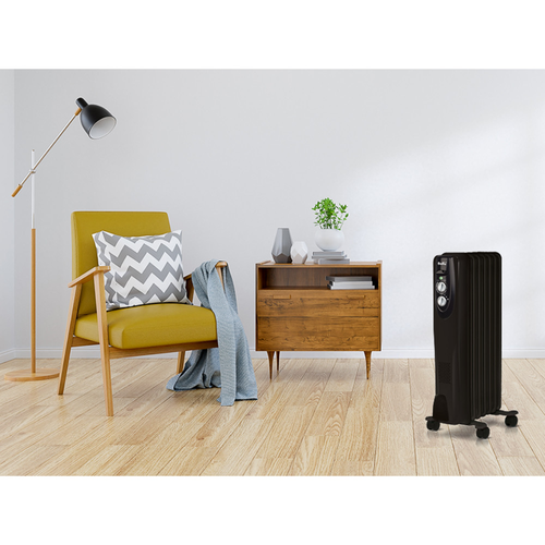 Радиатор BALLU Classic black BOH/CL-09BRN 2000, масляный, 9 секций, картинка
