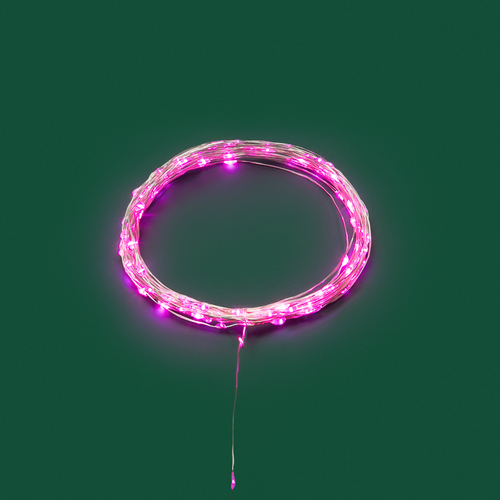 Гирлянда светодиодная Neon‑Night, Роса, 10м 100 LED, розовый, изображение