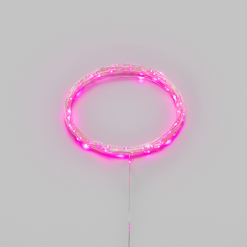 Гирлянда светодиодная Neon‑Night, Роса, 10м 100 LED, розовый, детальное фото