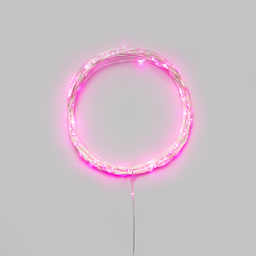 Гирлянда светодиодная Neon‑Night, Роса, 10м 100 LED, розовый, фотография
