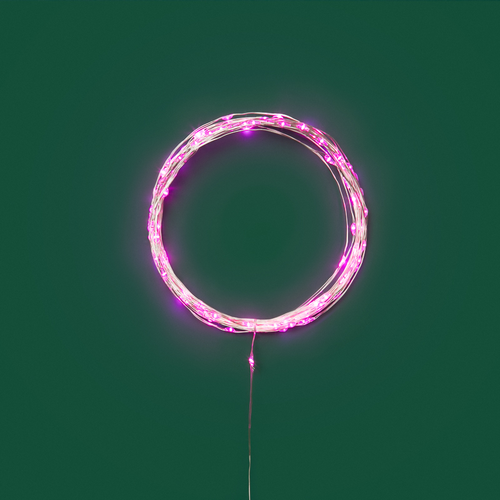 Гирлянда светодиодная Neon‑Night, Роса, 10м 100 LED, розовый, фотография