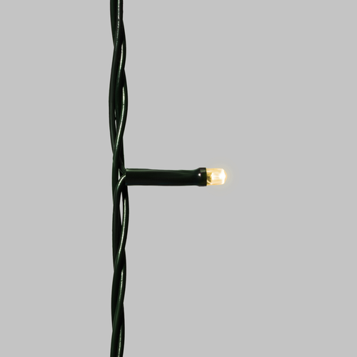 Гирлянда домашняя Твинкл, 100 LED, теплый белый, с динамикой, не соединяется, 10м, зеленый провод, картинка