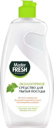 Средство для мытья посуды MASTER FRESH Экологичное, 500мл, фото