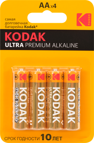 Батарейки KODAK Ultra АА, 4шт, вид