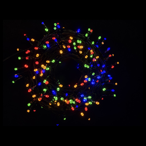 Электрогирлянда Homeclub, 8 режимов, 300 LED-ламп, мультиколор, 15м, изображение