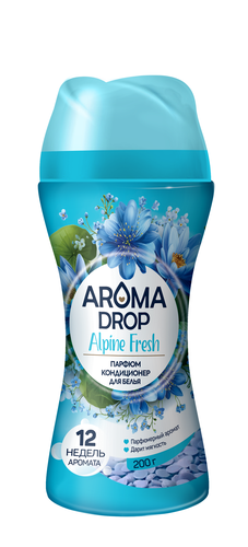 Парфюм-кондиционер AROMA DROP Альпийская свежесть, в гранулах, 200г, детальное фото