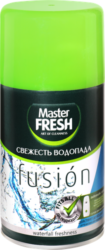 Баллон сменный для автоматического освежителя воздуха MASTER FRESH Свежесть водопада, 250мл, картинка
