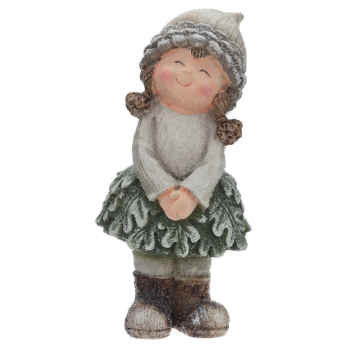 Фигурка декоративная Нордвест лес, "Мальчик/Девочка", 9.5×6.5×19см, в ассортименте, картинка
