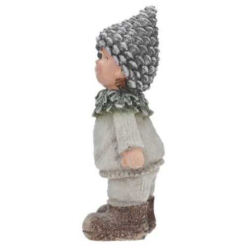 Фигурка декоративная Нордвест лес, "Мальчик/Девочка", 9.5×6.5×19см, в ассортименте, картинка