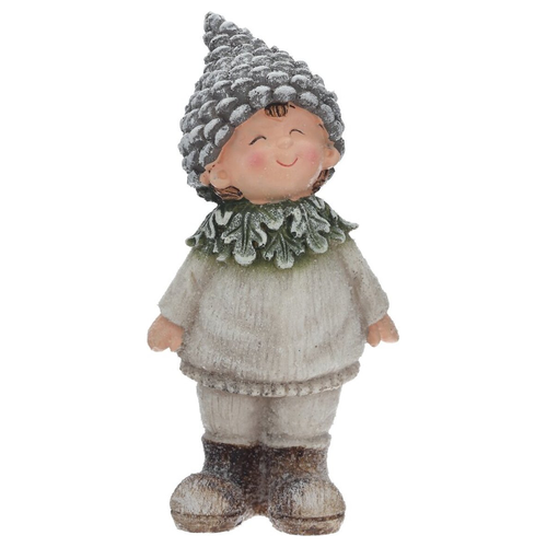 Фигурка декоративная Нордвест лес, "Мальчик/Девочка", 9.5×6.5×19см, в ассортименте, изображение