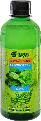 Ароматизатор для бани и сауны БАННЫЕ ШТУЧКИ Вкусный пар, мята, Арт. 32228, 350мл, фотография